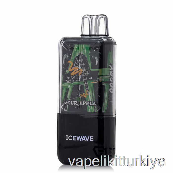 Elektronik Sigara Kalemi Vape Mate Icewave X8500 Tek Kullanımlık Ekşi Elma